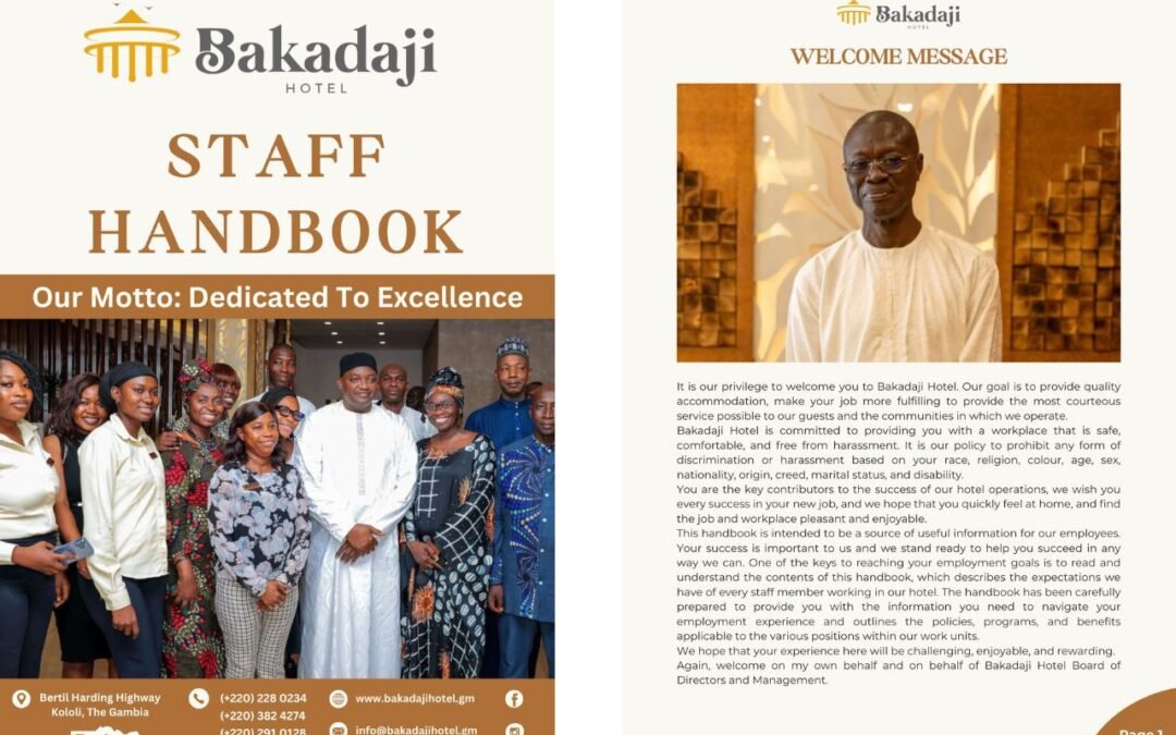 Bakadaji Hotel Employee Handbook