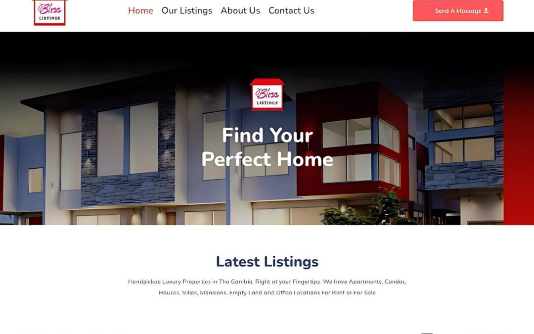 Bliss Listings Website