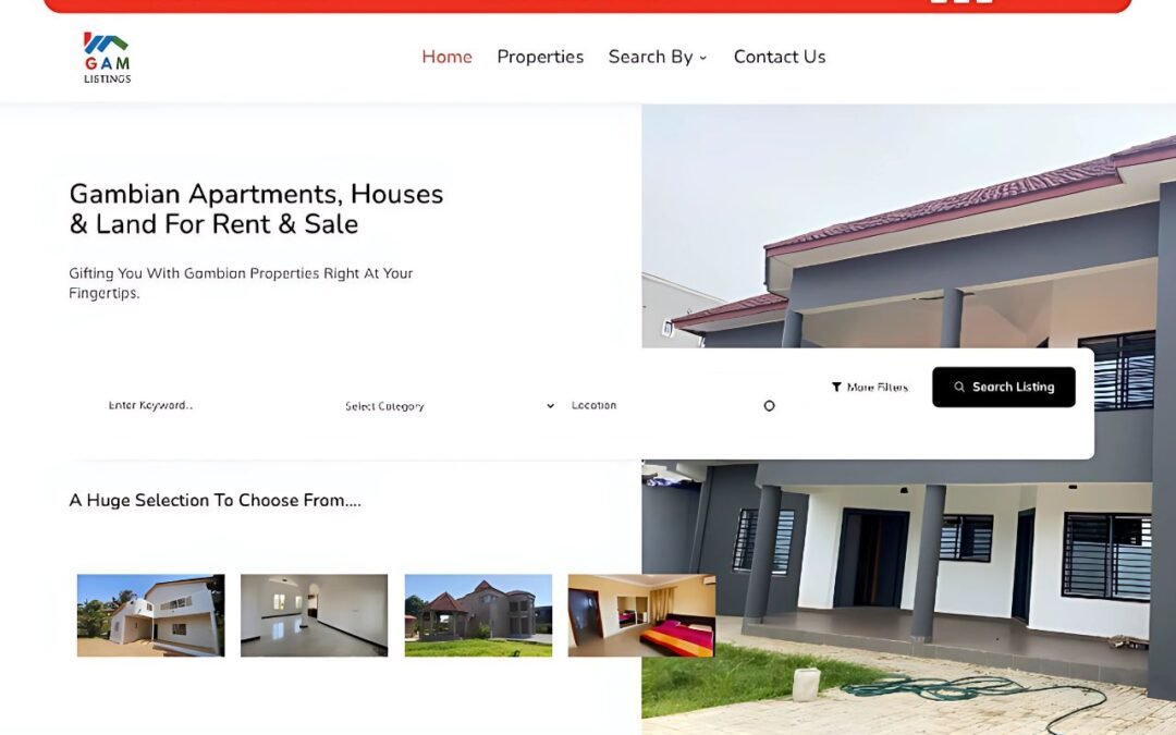 Gam Listings Website