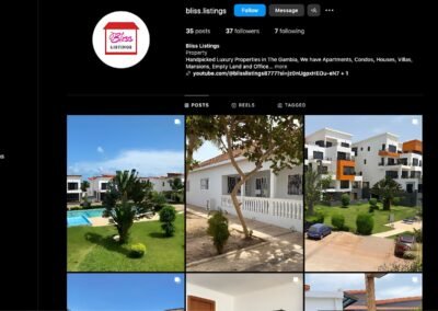Bliss Listings Instagram Page