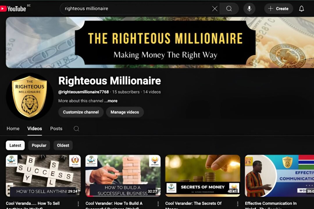 Righteous Millionaire Youth Development